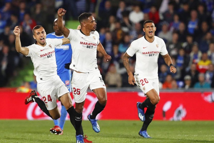 Sevilla permalukan Getafe di kandangnya dengan skor 3-0.