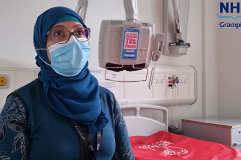 Shafaque Shaikh perkenalkan robot bedah