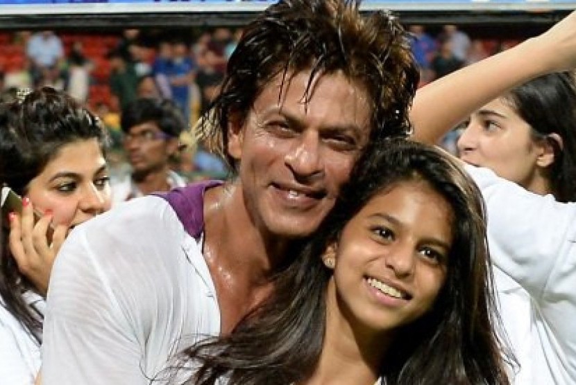 Shahrukh Khan dan putrinya  Suhaana Khan .