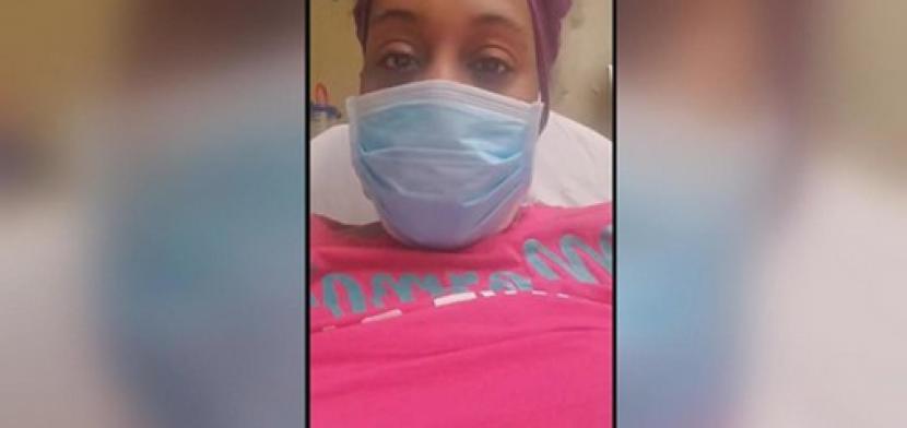 Sharenka Williams, perawat asal AS yang positif Covid-19 setelah tertular dari pasiennya membagikan video betapa seriusnya dampak infeksi virus corona.