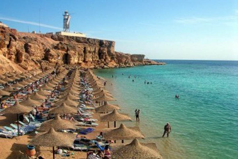 Sharm el-Sheikh, kota tujuan wisata di Mesir.