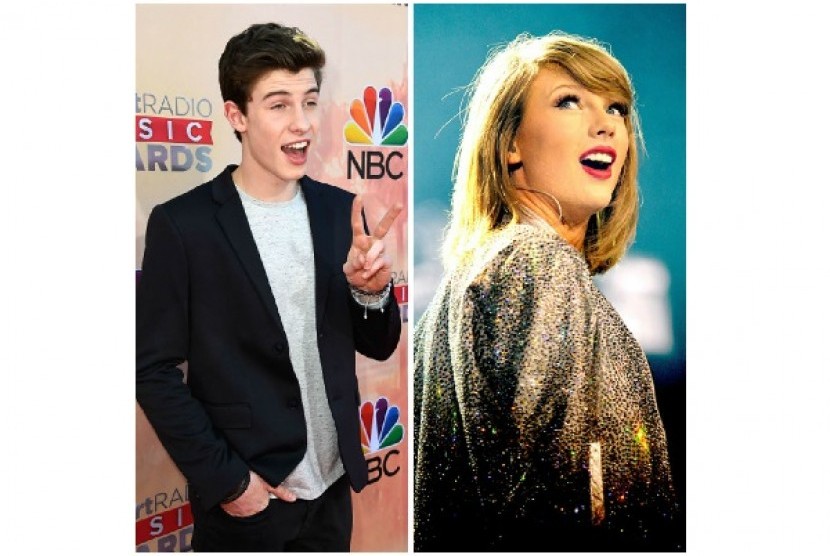 Shawn Mendes dan Taylor Swift.