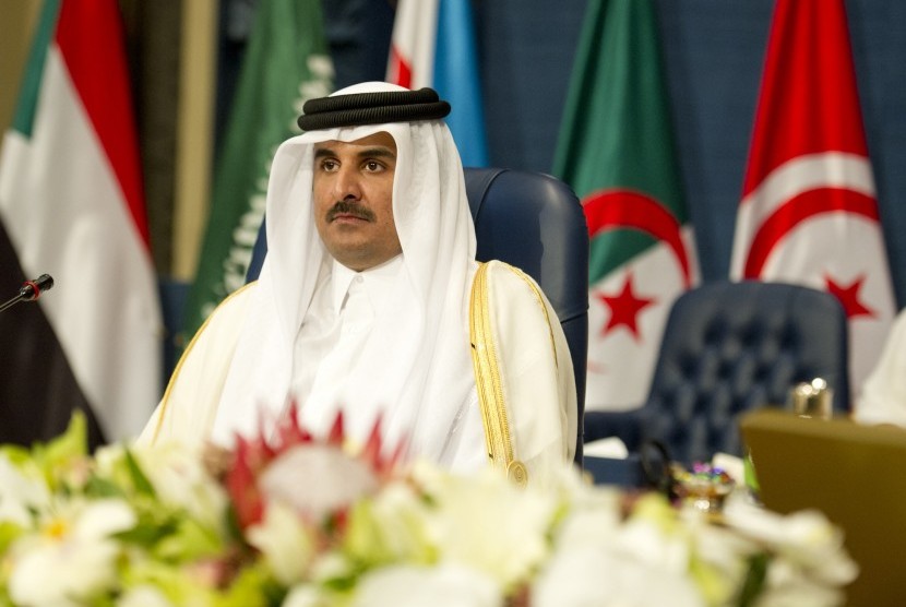 Emir Qatar Sheikh Tamim bin Hamad Al Thani menyerukan solusi damai antara Iran dan AS. Ilustrasi.