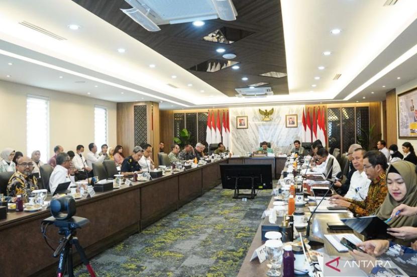 Sidang Dewan Nasional KEK yang digelar di Jakarta, Kamis (30/11/2023).