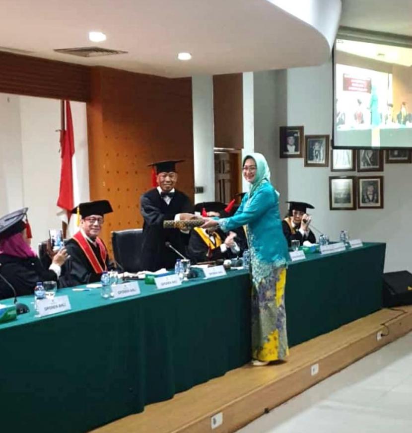 Sidang Doktoral Airin Rachmi Diany di Bidang Ilmu Hukum, Universitas Padjadjaran, Jumat (27/1/2023).