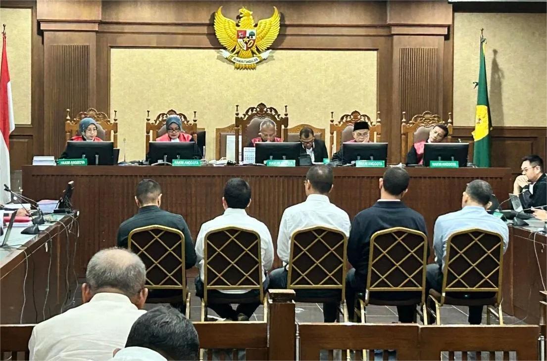 Sidang kasus korupsi tata kelola minyak mentah dan produk kilang Pertamina di Pengadilan Tipikor Jakarta, Senin (13/10/2025)