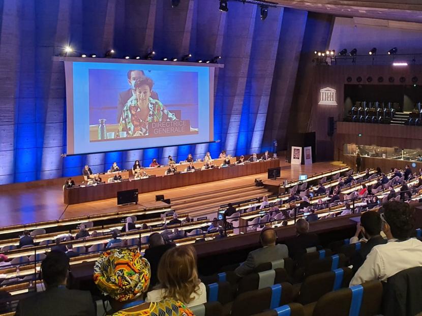 Sidang ke-209 Dewan Eksekutif UNESCO digelar 2-3 Juli 2020 di kantor pusat UNESCO di Paris, Prancis. 