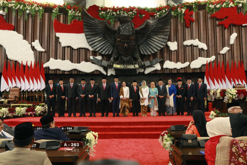 Sidang Paripurna MPR Pelantikan Presiden dan Wapres 2019-2024.