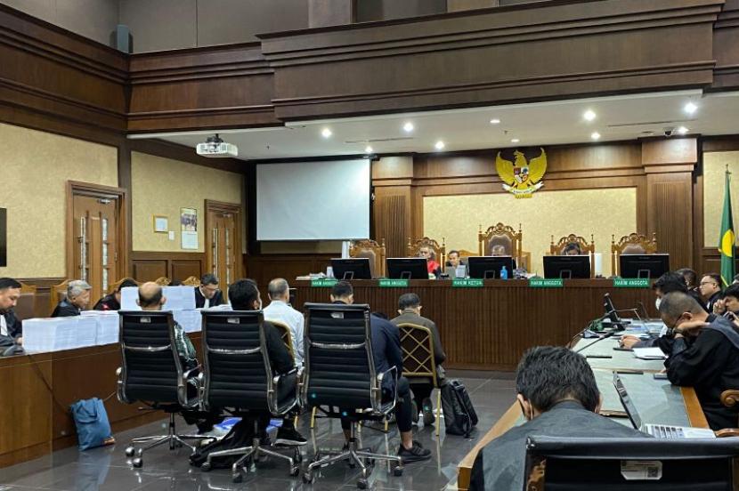 Sidang pembacaan tuntutan kasus dugaan korupsi bantuan sosial (bansos) di Pengadilan Tindak Pidana Korupsi (Tipikor) pada Pengadilan Negeri Jakarta Pusat, Jakarta, Rabu (29/5/2024).