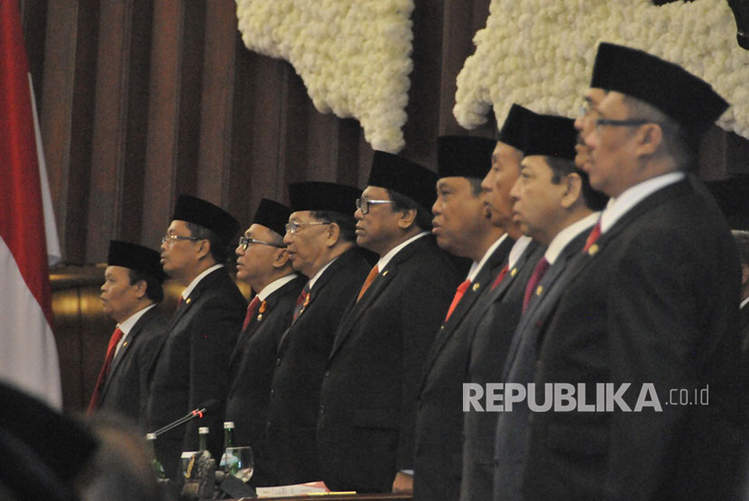 Sidang Tahunan MPR di Gedung Kura Kura Parlemen, Senayan, Rabu (15/8)
