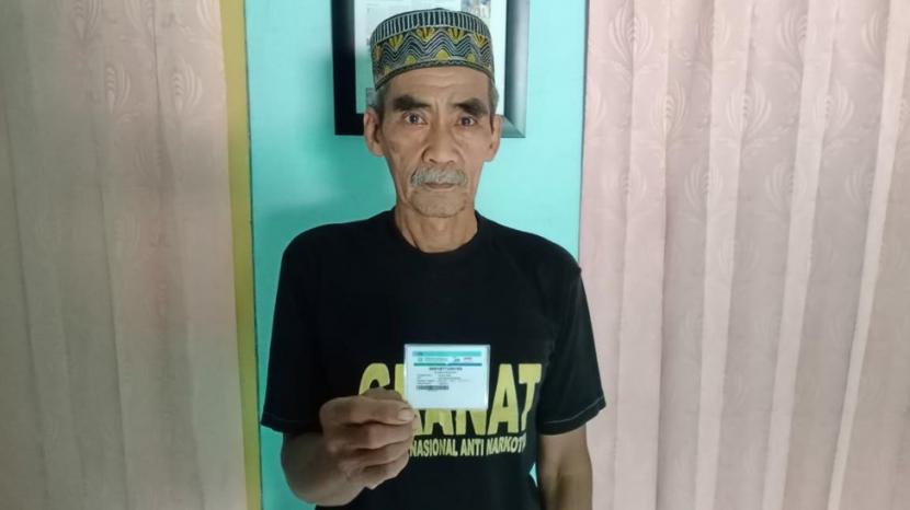 Sidik, warga Bandar Lampung pemegang kartu JKN-KIs sejak 2016