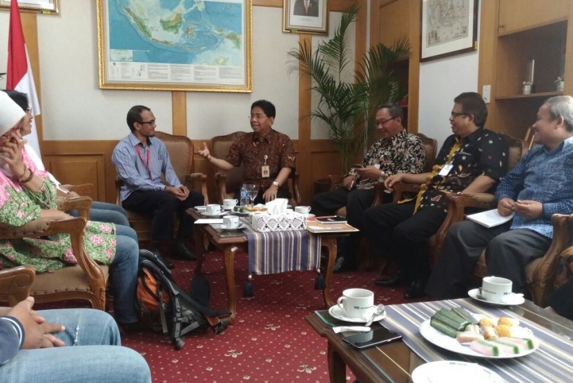 Silaturahim Republika Grup ke Kantor Arsip Nasional Republik Indonesia, Jumat (30/9).