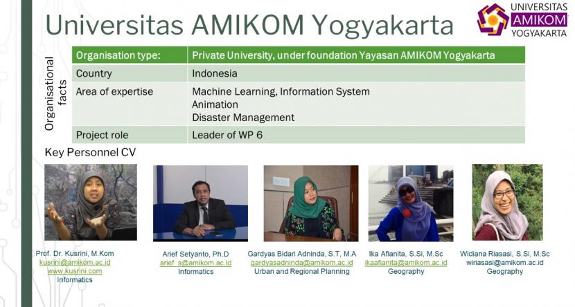 Universitas Amikom Yogyakarta menjadi bagian dari proyek Silvanus yang didukung Green Deal EU Horizon 2020 dan dikoordinasikan Universita Telematica Pegaso. 