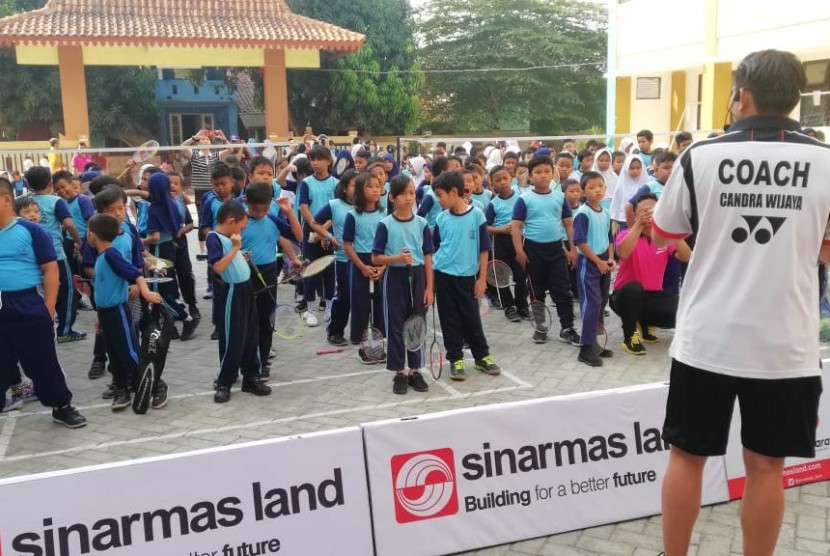 Sinar Mas Land berkolaborasi dengan atlet bulutangkis senior Candra Wijaya menggelar Sinar Mas Land Mencari Juara 2019.