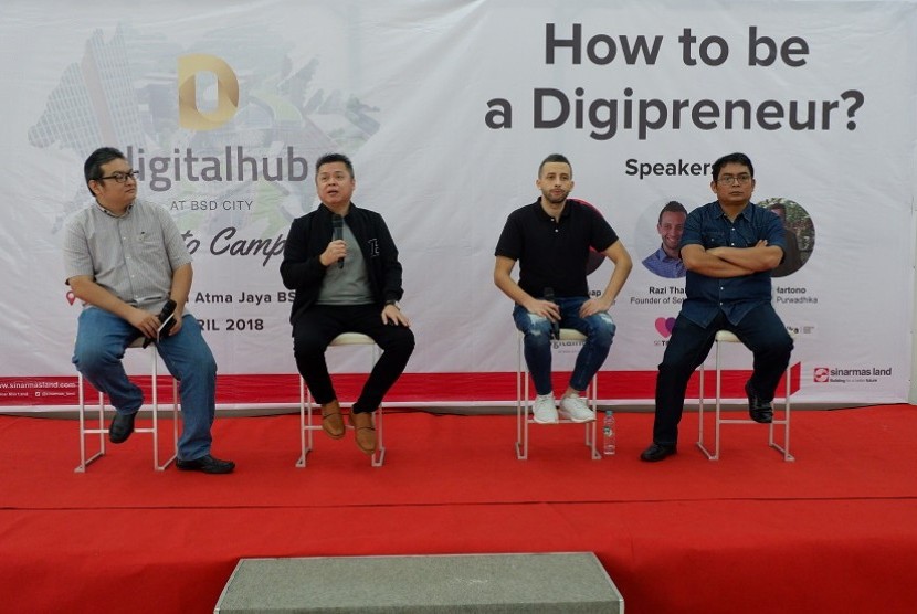 Sinar Mas Land bersama Digital Hub menggelar 'Digital Hub Goes to Campus' dengan mengusung tema “How to be a DIGIPRENEUR” di beberapa kampus di BSD City.