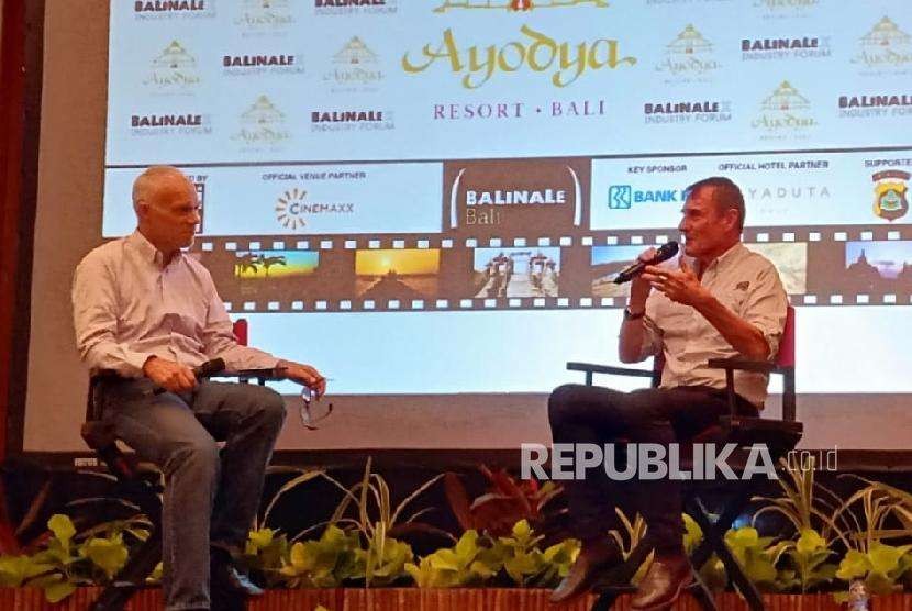 Sineas film dunia, Roland Joffe dan Patrick Frater memeriahkan Balinale Film Festival ke-12 di Bali. 
