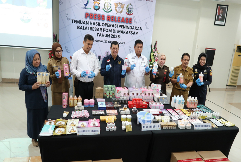 Sinergi Penindakan Kosmetik Ilegal di Makassar, Wujudkan Perlindungan Konsumen