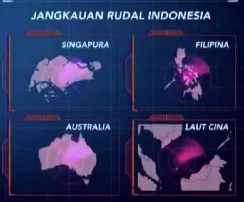 Singapura masuk jangkauan rudal balistik dalam paparan yang disampaikan Menhan Prabowo Subianto.