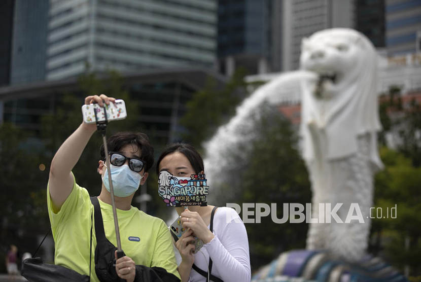 Singapura tutup tempat hiburan untuk cegah penyebaran virus corona.