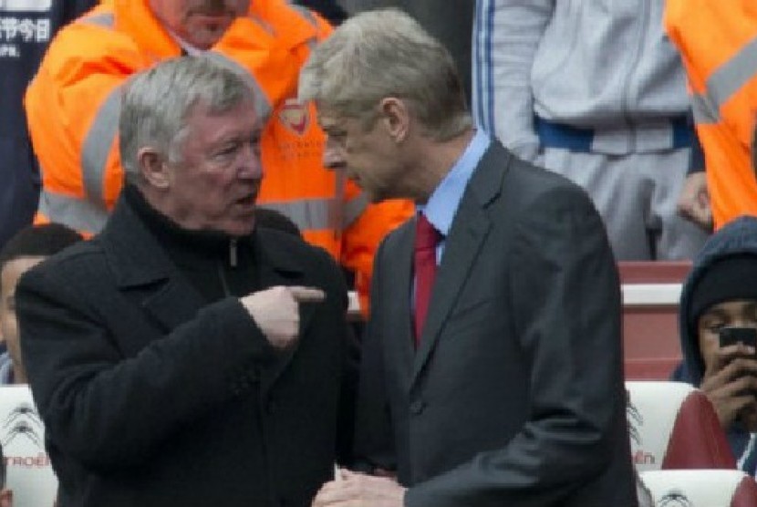 Sir Alex Ferguson dan Arsene Wenger 