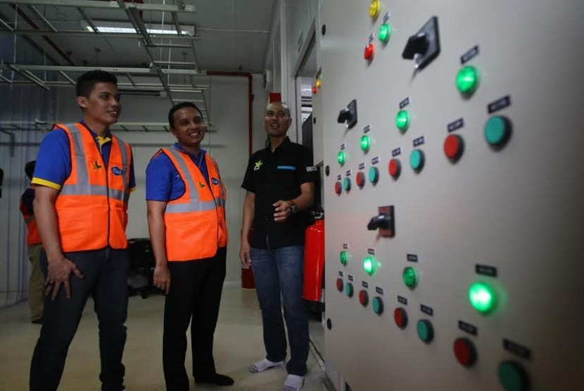 Data Center XL yang menggunakan sistem modular di Balikpapan