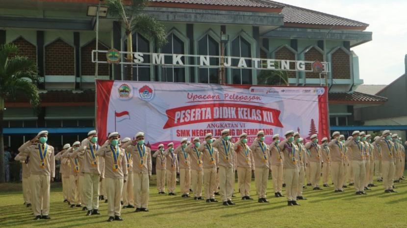 Siswa SMKN Jawa Tengah di Kota Semarang.