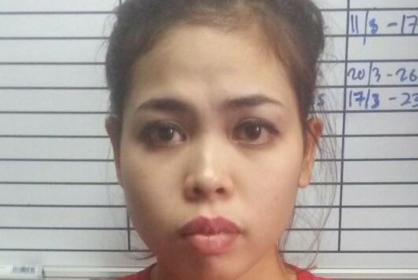 Siti Aisyah, tersangka pembunuhan Kim Jong-nam, yang berkewarganegaraan Indonesia.