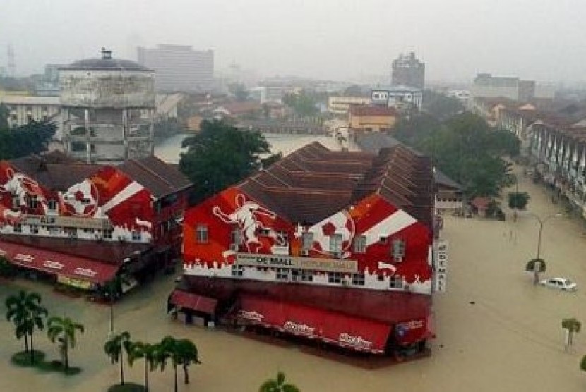 Situasi banjir yang melanda Kuantan, Pahang, Malaysia