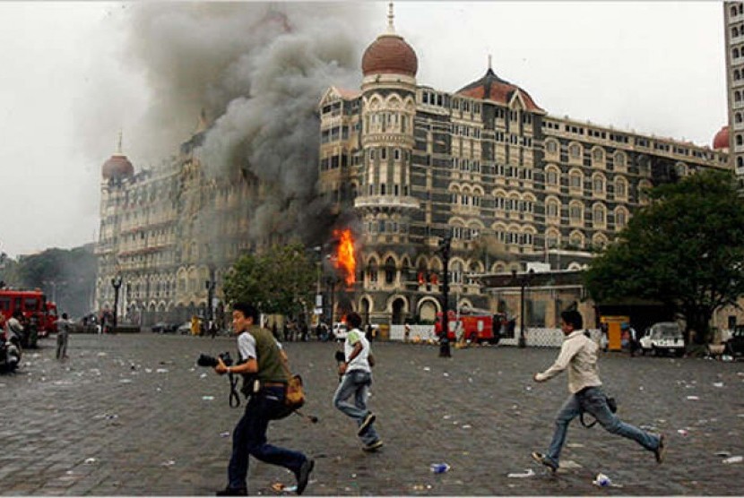 Situasi saat berlangsungnya teror Mumbai pada 2008 silam