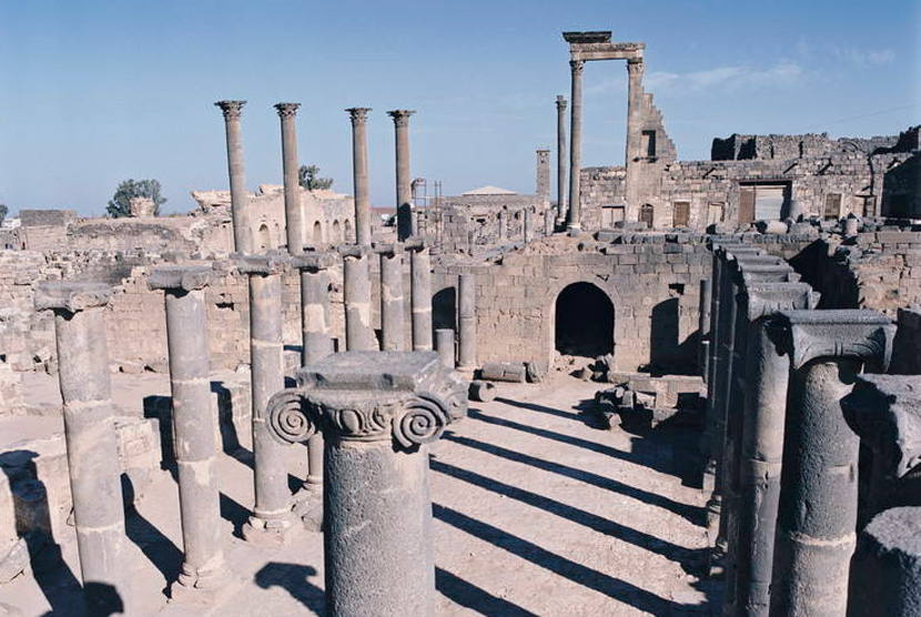 Situs di Kota Kuno Bosra.