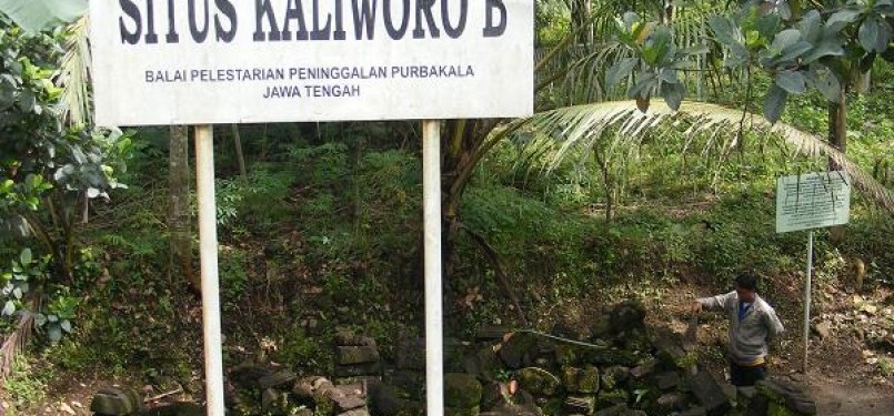 Situs Kaliworo terancam punah jika banjir lahar dingin sewaktu-waktu terjadi. 