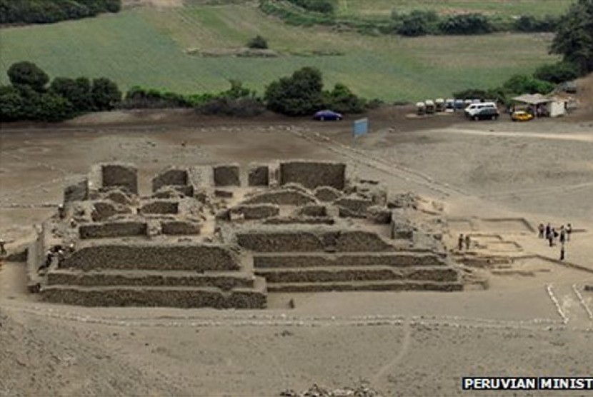situs kuno El Paraiso di Peru.