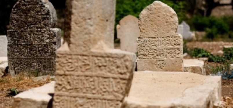 Situs makam Muslim bersejarah Mamilla yang akan dijadikan lahan Museum Toleransi Yerusalem oleh Israel