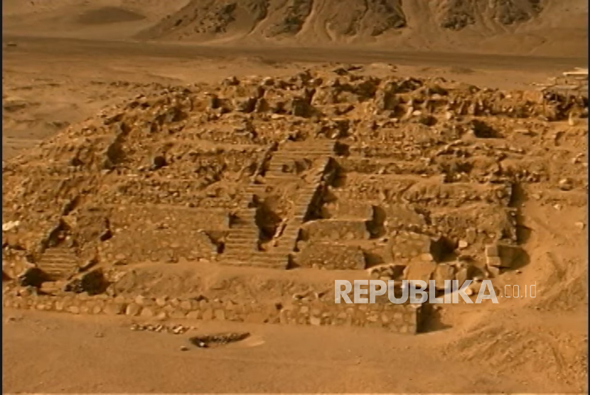 Situs Peradaban Caral di Peru