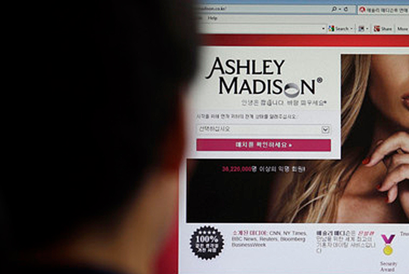 Situs perselingkuhan Ashley Madison.