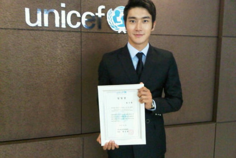 Siwon Super Junior di Unicef.