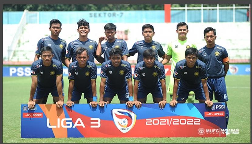 Skuad Mataram Utama FC di kompetisi Liga 3 Indonesia 2021/2022. Mataram Utama FC kini berganti nama menjadi Nusantara United FC.