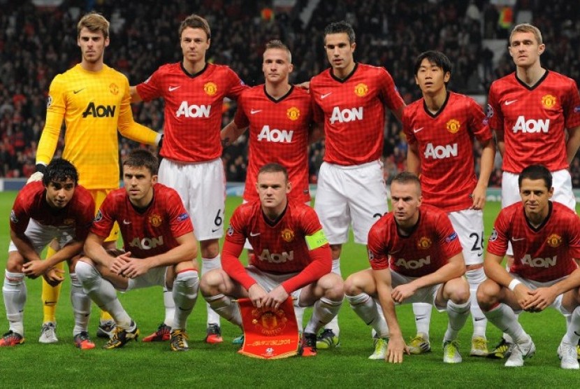 Skuat Manchester United musim 2012/2013.