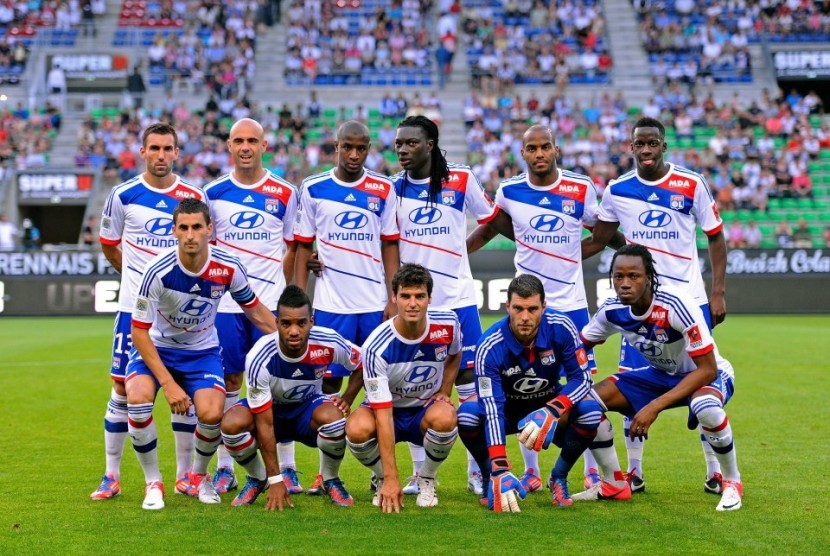 Skuat Olympique Lyon musim 2012/2013.