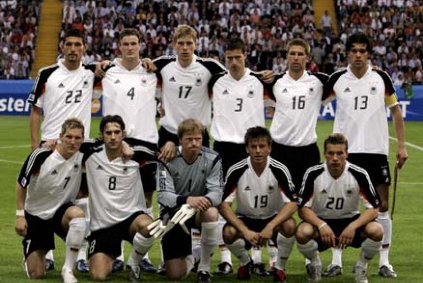 Skuat Timnas Jerman yang tampil di Piala Dunia 2006.