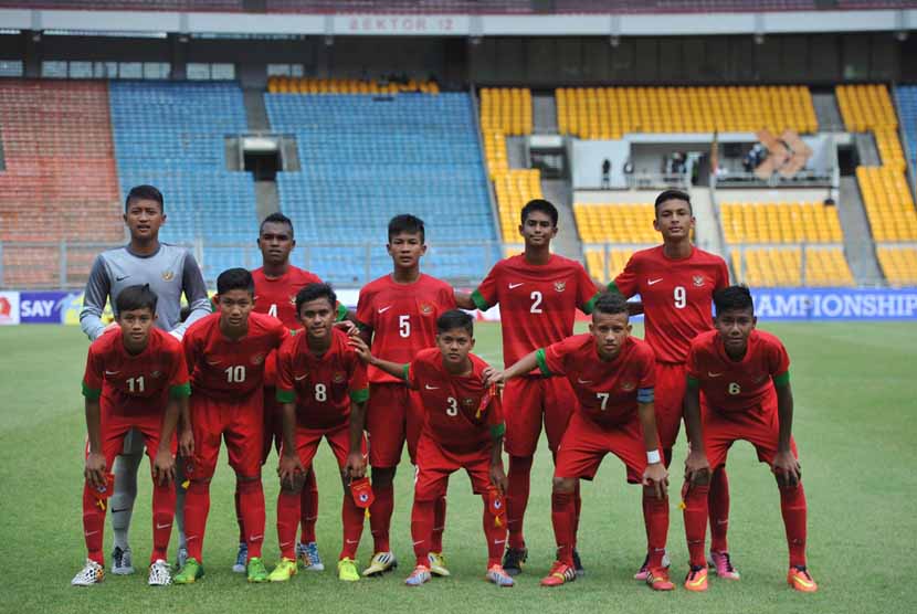 Skuat Timnas U-16 Indonesia. (ilustrasi) 