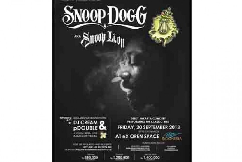 Snoop Dogg konser di Jakarta