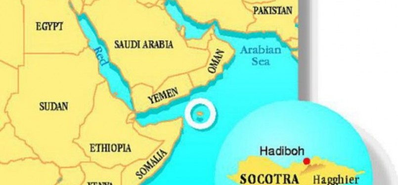 Socotra, pulau di Yaman yang dijadikan pangkalan militer AS