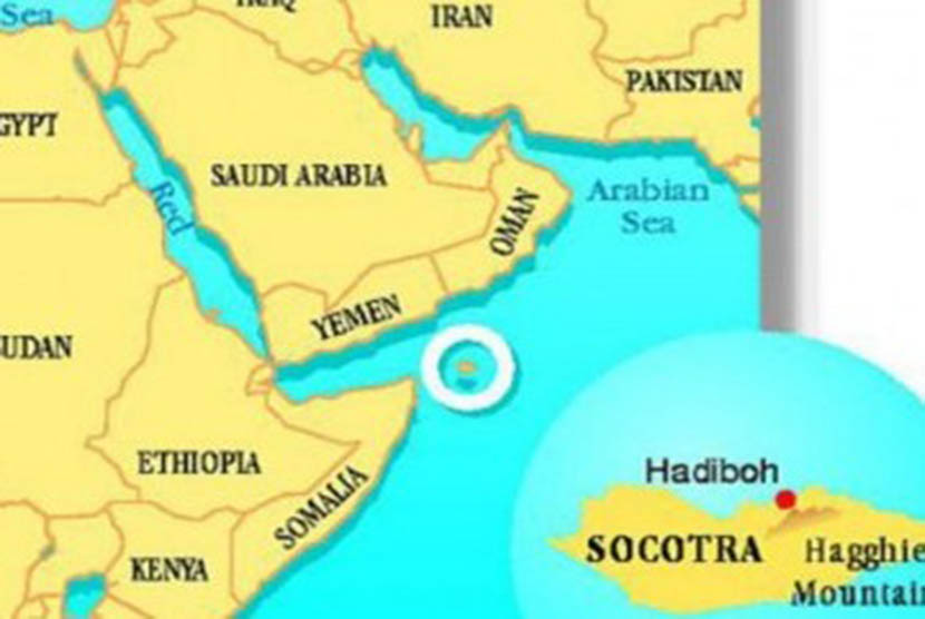 Socotra, pulau di Yaman yang dijadikan pangkalan militer AS