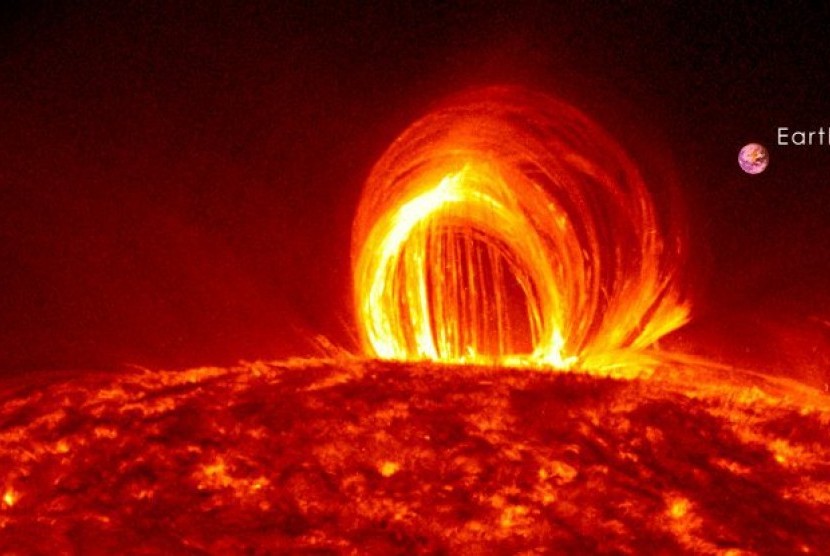 solar flare atau jilatan bila api matahari