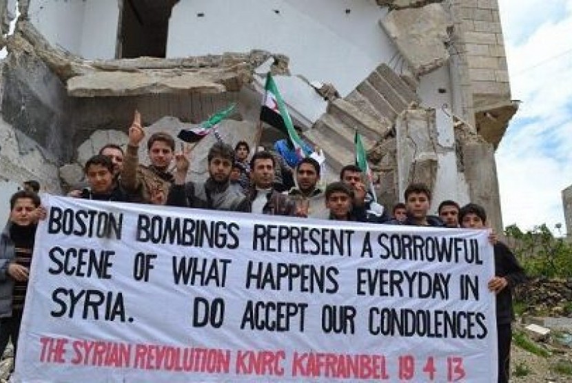 Solidaritas rakyat Suriah terhadap pengeboman Boston