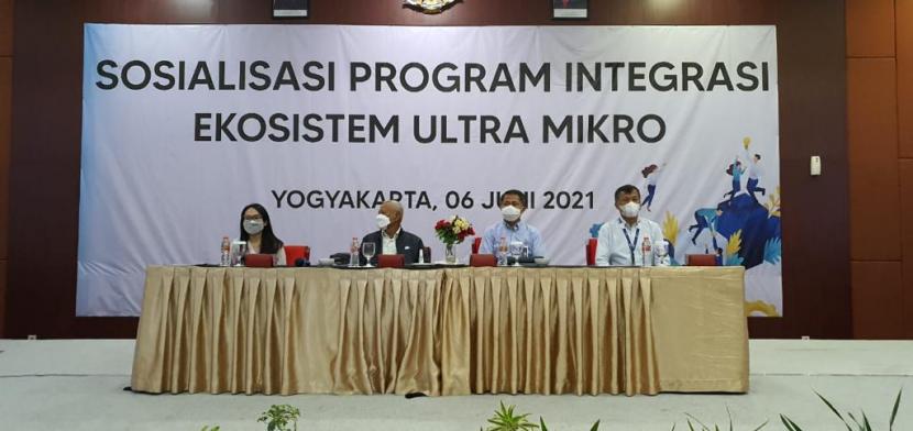 Sosialisasi Integrasi Ekosistem Ultra Mikro di Hotel kawasan Seturan, Sleman, Ahad (6/6).