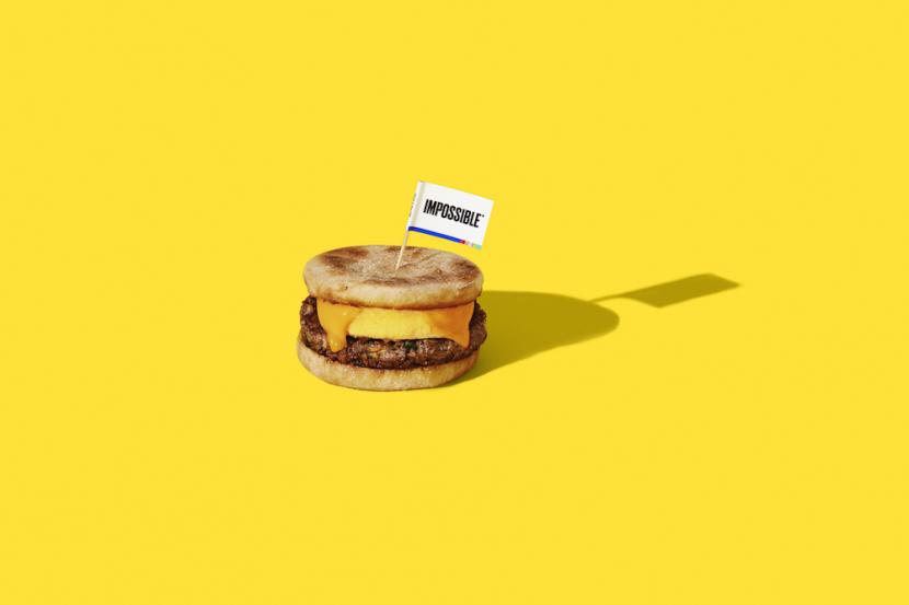 Burger Impossible Food yang terbuat dari bahan nabati.