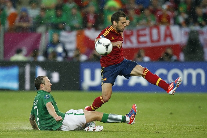 Spanyol berhasil menekuk Irlandia 4-0