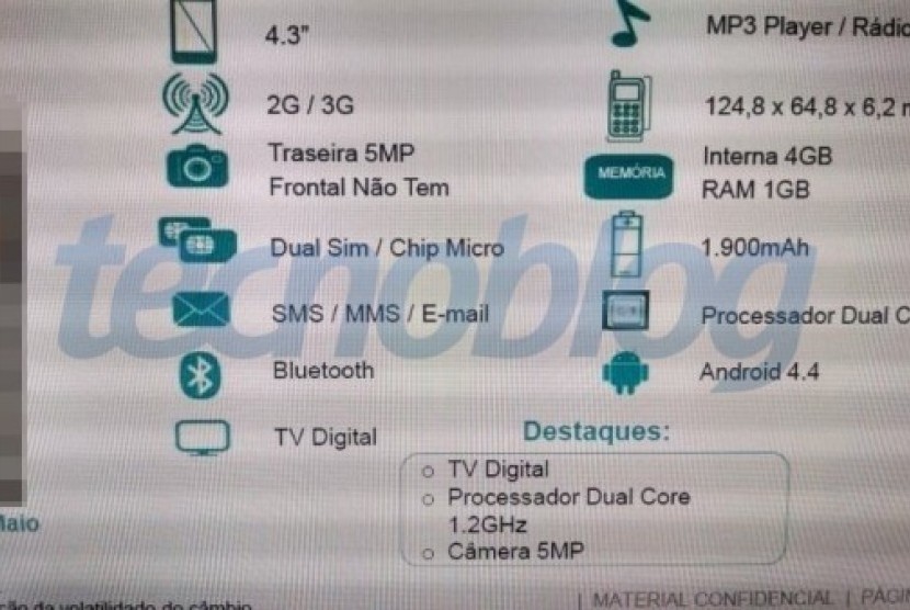 Spesifikasi smartphone terbaru dari Motorola